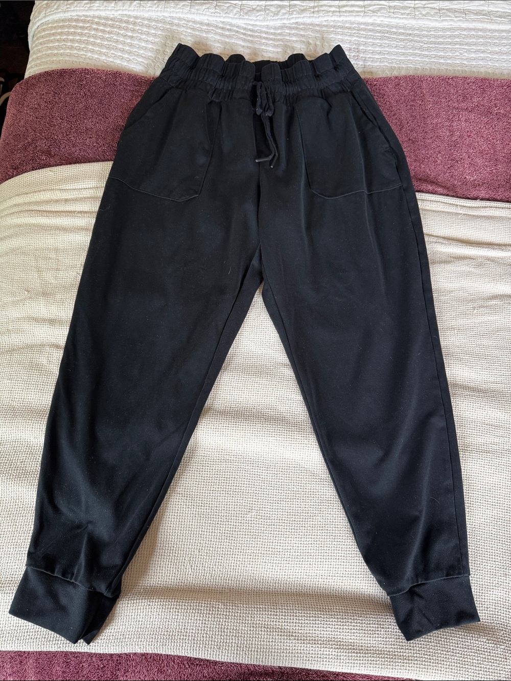 Mondetta Black Drawstring Jogger Pants